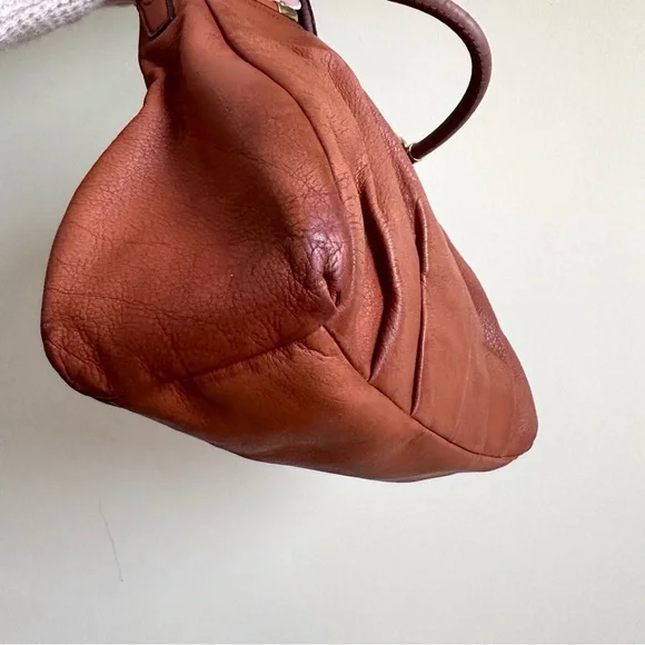 Coach Leather Madison Pinnacle Drifter Satchel in Cognac colour - Picture 6 of 15